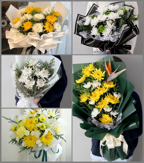 广东梅州市蕉岭县长潭镇浒竹村白事花束代送